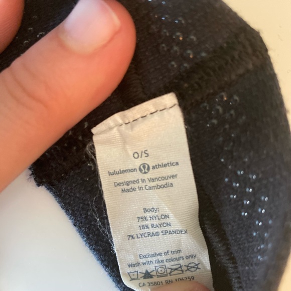 LULULEMON Black Headband - Picture 2 of 2